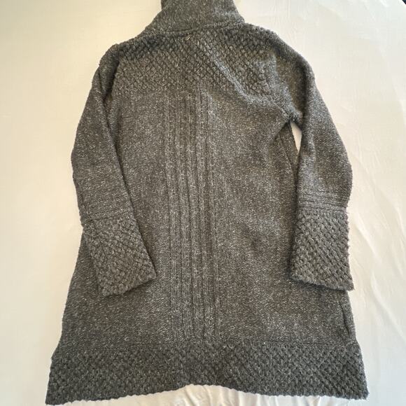 Prana Elsin Cardigan Sweater Womens XS Gray Heavy Duster Cottagecore Boho - Picture 11 of 16
